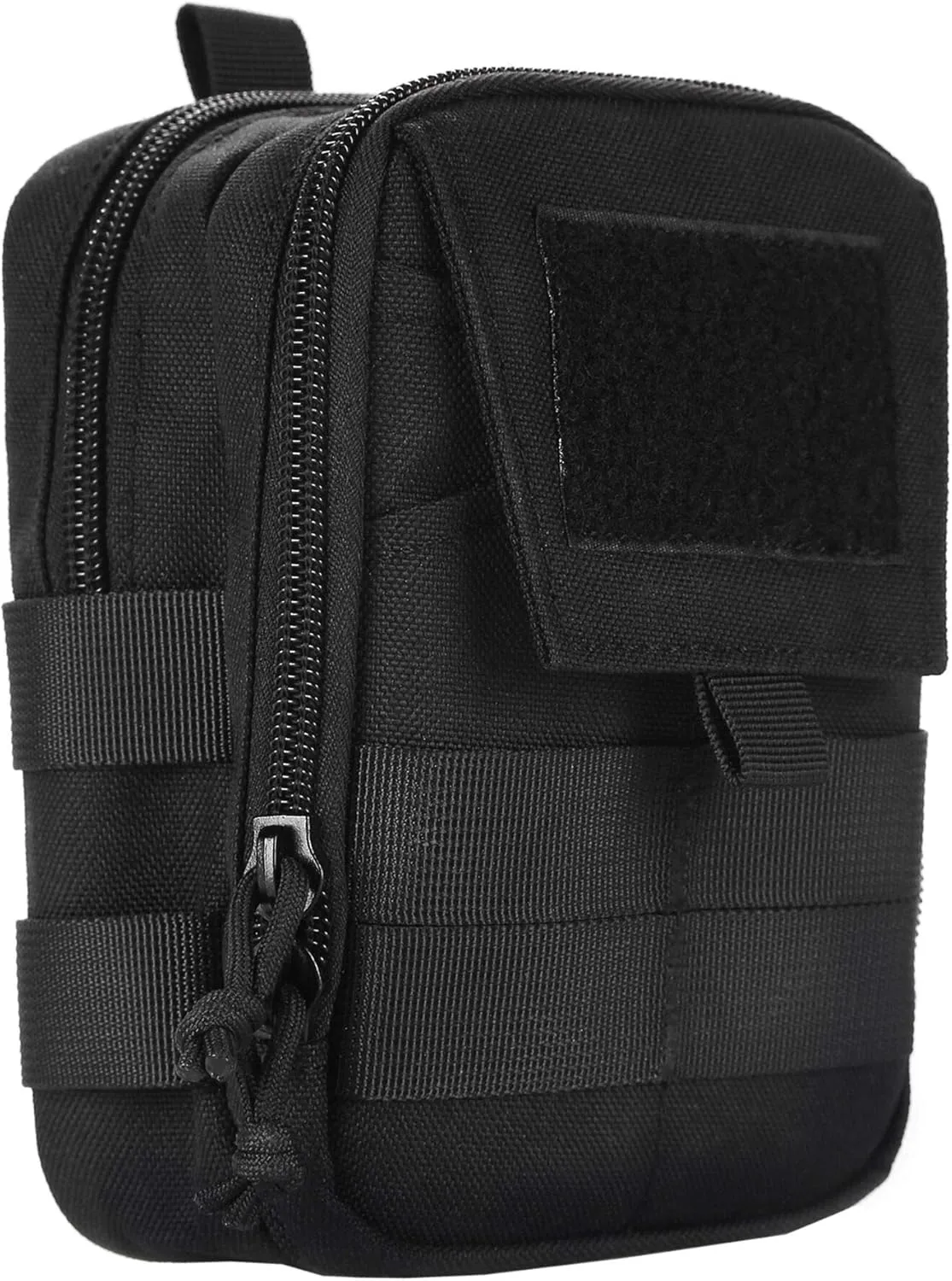 Tactical Phone Holster Pen Holder Molle EDC Belt Organizer Vest Attachment Pocket Tool Kit Gadget Waist Utility Pouch Dog Treat Bag with D-Ring Locking Hook Buckles Carabiner Key Clip