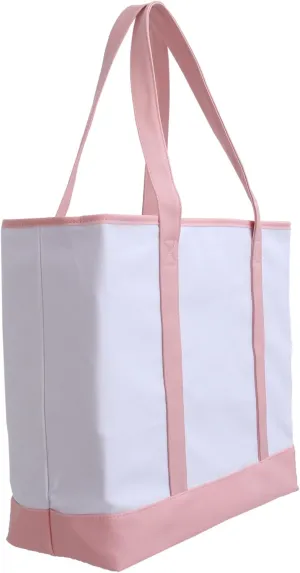 Threadart Extra Large Canvas Tote Bag - 22"x16"x6" - 14 oz Canvas - Shopping, Beach, Getaways, Gifts