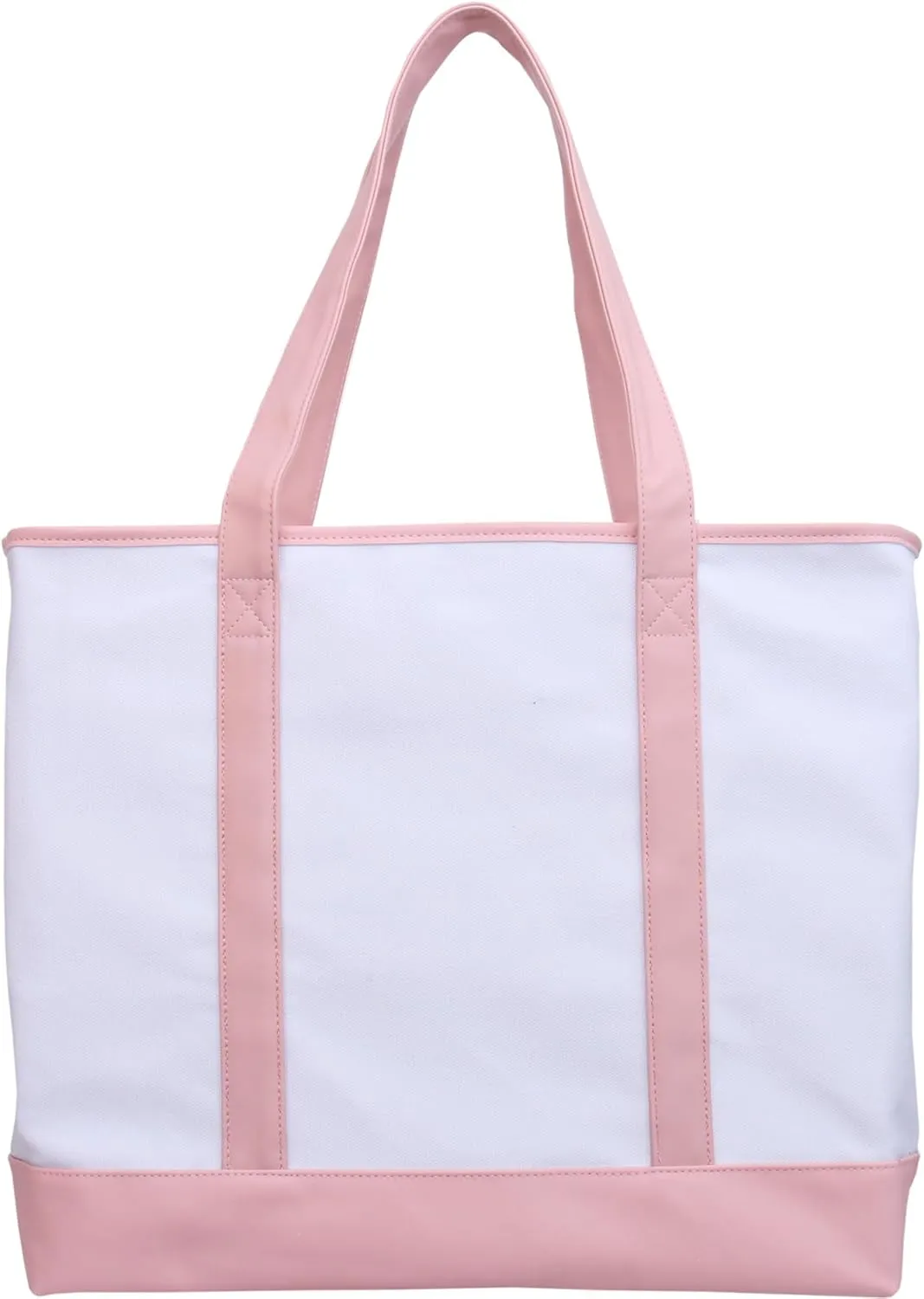 Threadart Extra Large Canvas Tote Bag - 22"x16"x6" - 14 oz Canvas - Shopping, Beach, Getaways, Gifts