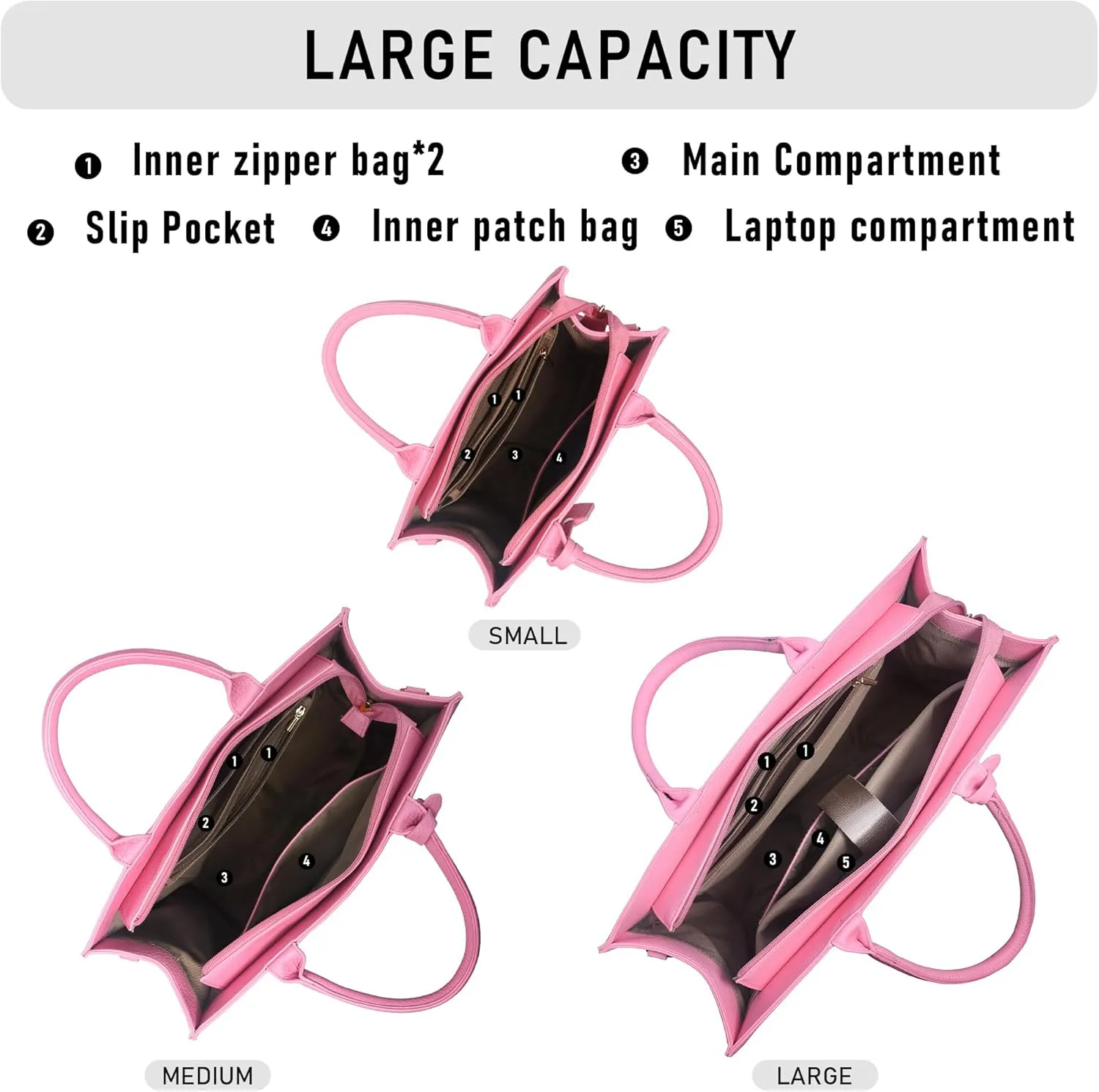 Tote Bag for Women, Top Handle Stachel Purse and Handbags with Shoulder Strap