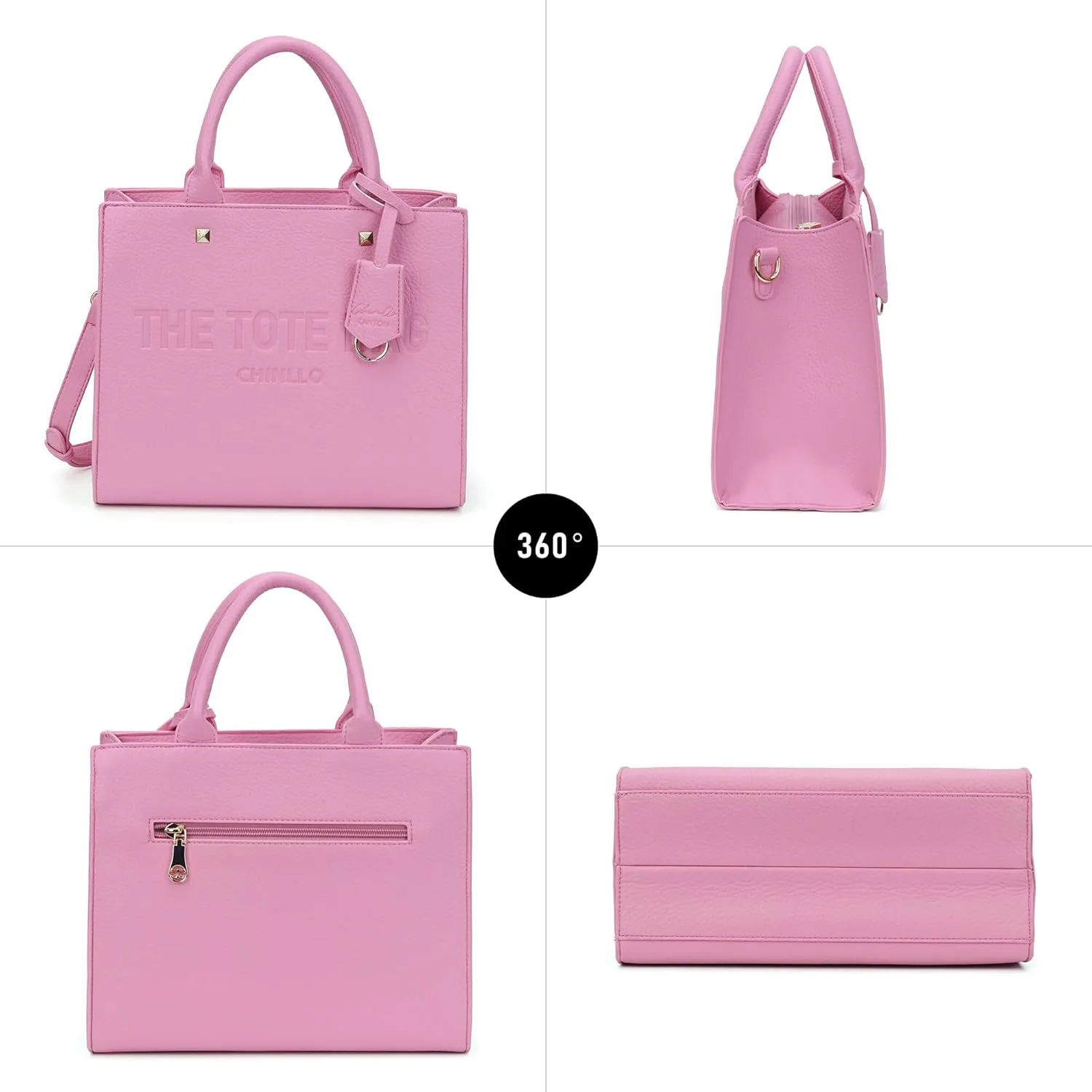 Tote Bag for Women, Top Handle Stachel Purse and Handbags with Shoulder Strap