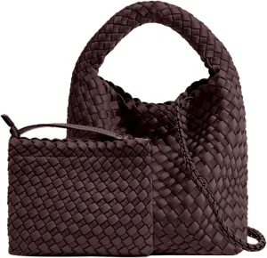 Tote for Women, Ladies Crossbody Handbag, Trendy Shoulder and Bucket Bag, Top-handle Tote Hobo Satchel with Purse