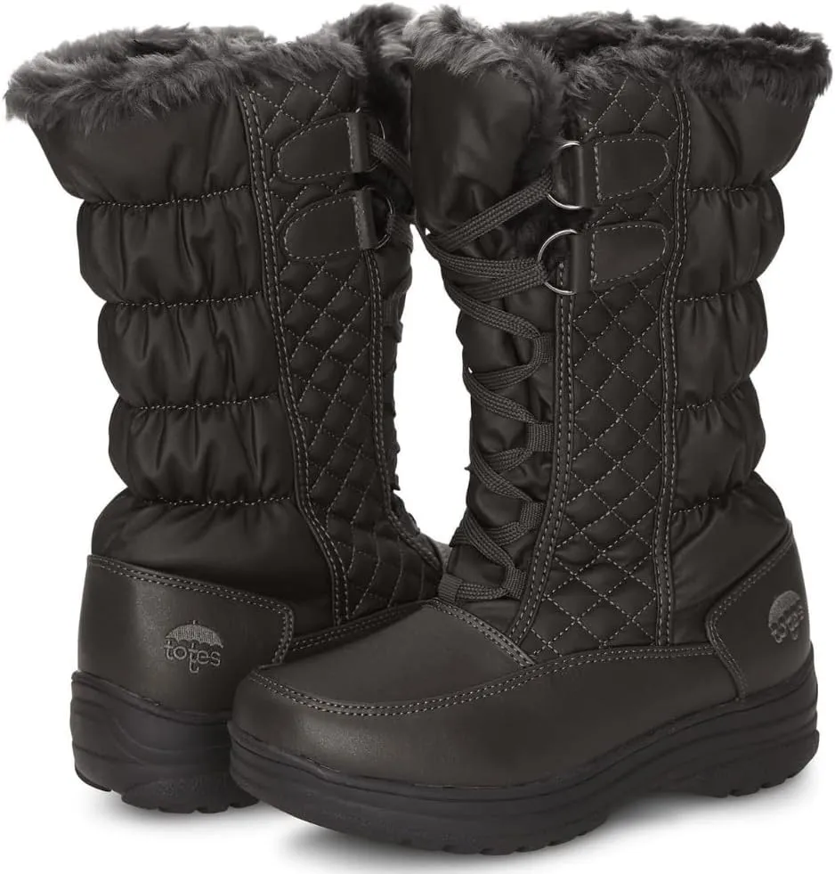 totes Womens Jami Snow Boots