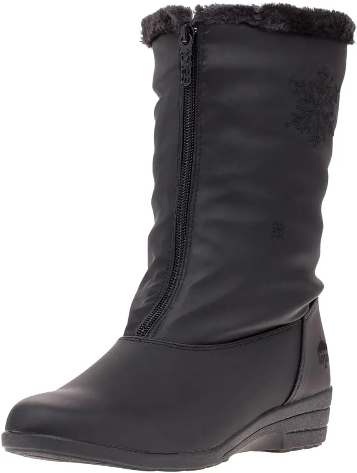 totes Women's Nicole Insulated Waterproof Snow Winter Boots with Zipper