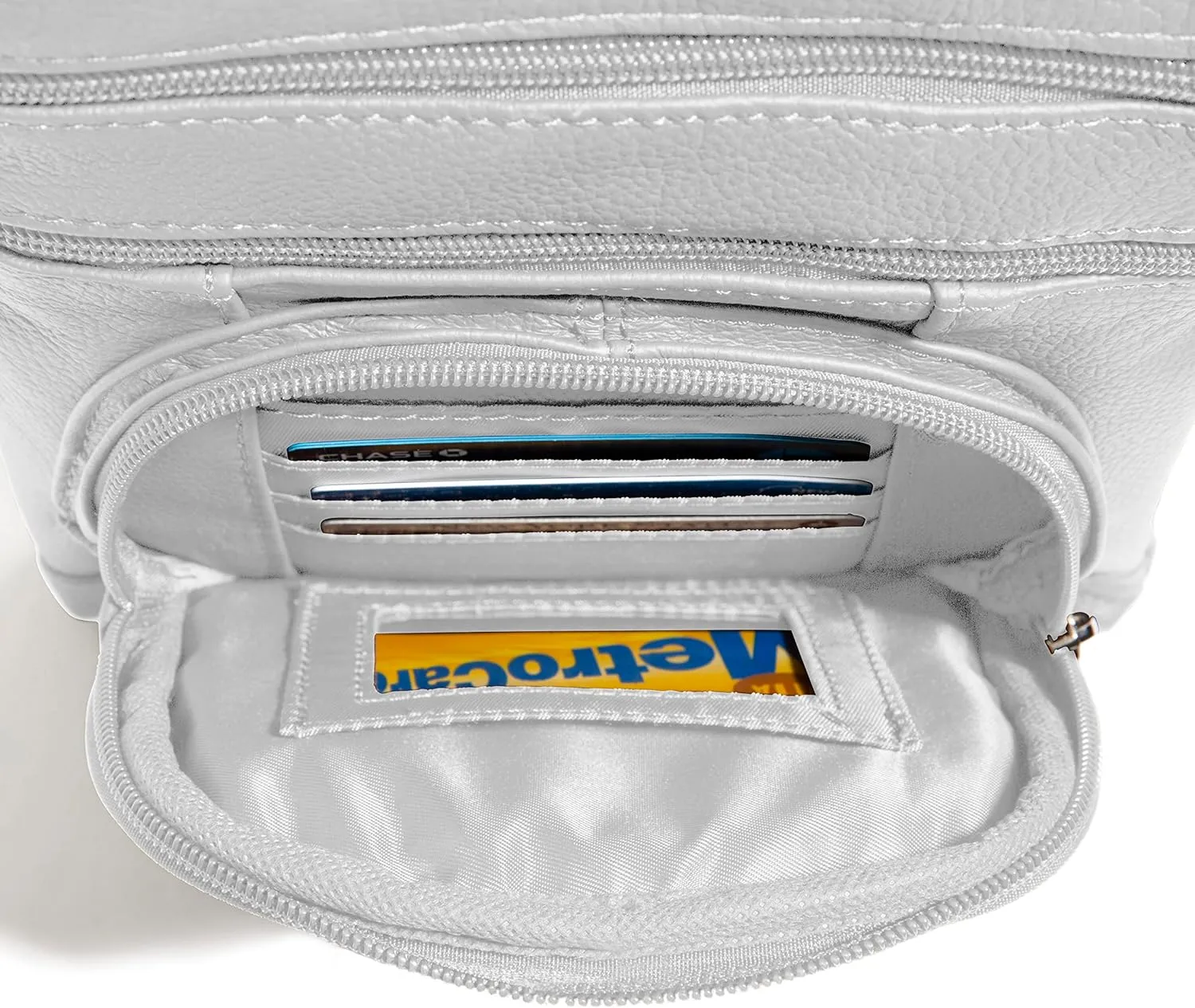 TOVOSO Crossbody Bag for Women, Genuine Leather Multi-Pocket Purse with Adjustable Strap, RFID Protection, Built-In Wallet