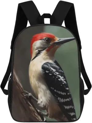 Travel Backpack 17 Inch Laptop Bag Woodpecker Laptop Backpack for Men Women Carry on Bag Travel Bag