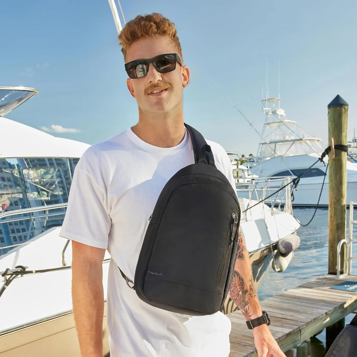 Travelon Unisex's Urban Sling Bag, One Size