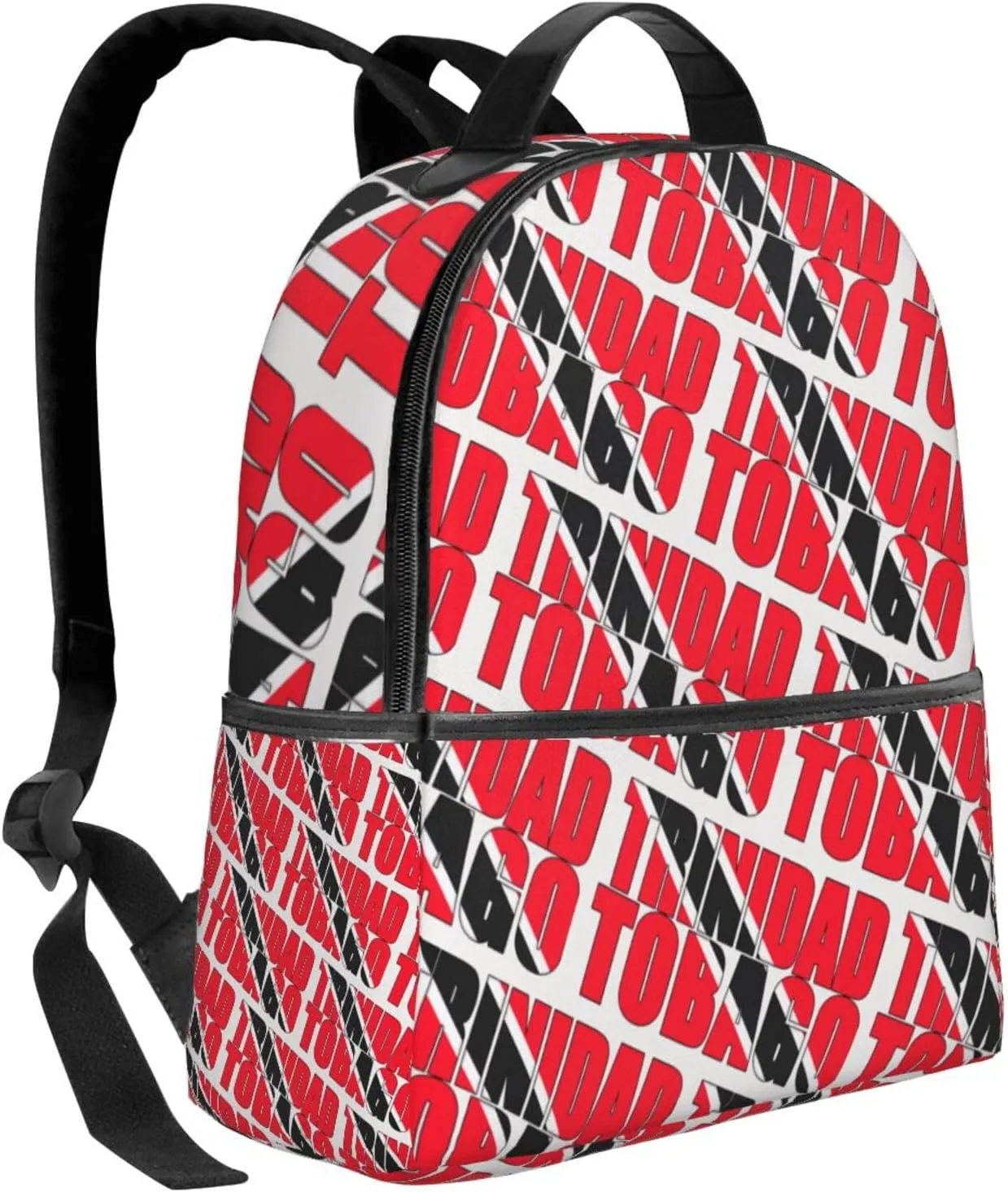 Trinidad and Tobago Flag Casual Backpacks Laptop Backpack Carry-on Daypack Sports Travel Rucksack Lightweight Working Bag for Outdoor Hiking Cycling Walking