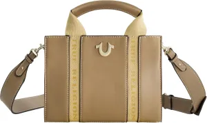 True Religion Tote Bag, Women's Mini Handbag with Adjustable Shoulder Strap