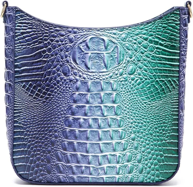 UBALDI Women Purse Satchel Bag Long Crossbody Classy Tote Bag Shoulder Purse Vegan Leather Ladies Handbags Embossed Pattern