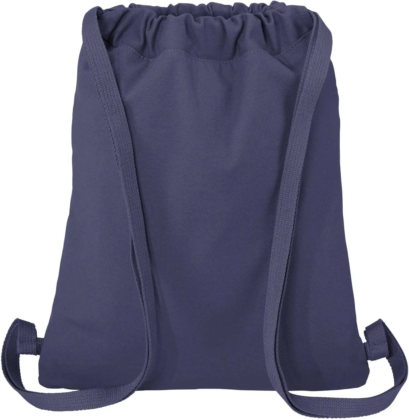 University of Arizona Drawstring Backpack 100% COTTON Arizona Wildcats Cinch Bag (Navy)