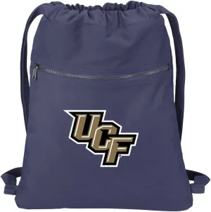 University of Central Florida Drawstring Backpack RICH COTTON UCF Cinch Bag