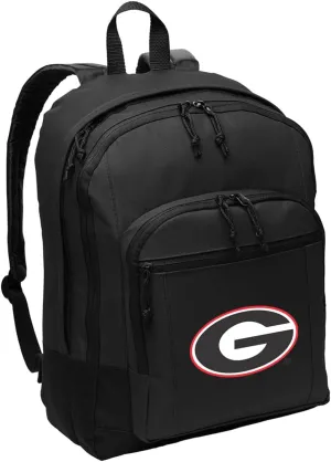 University of Georgia Backpack CLASSIC STYLE Georgia Bulldogs Backpack Laptop Sleeve One Size