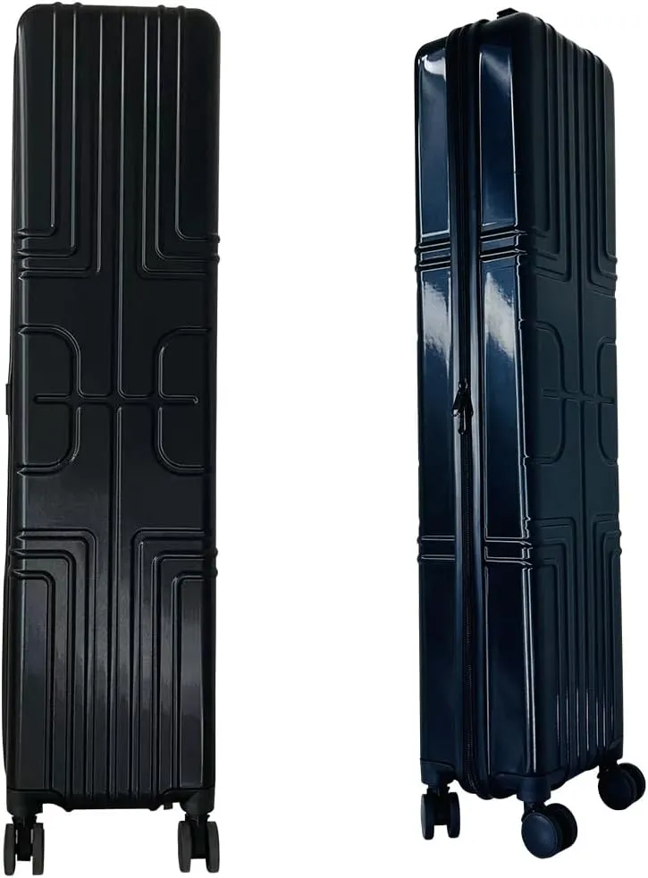Upgraded 39" Hard Travel Case with 4 Spinner Wheels and Handles for Roll Up Banner Stand or Backdrop Booth Frame - Interior Dimensions: 39"L x 10" W x 8"