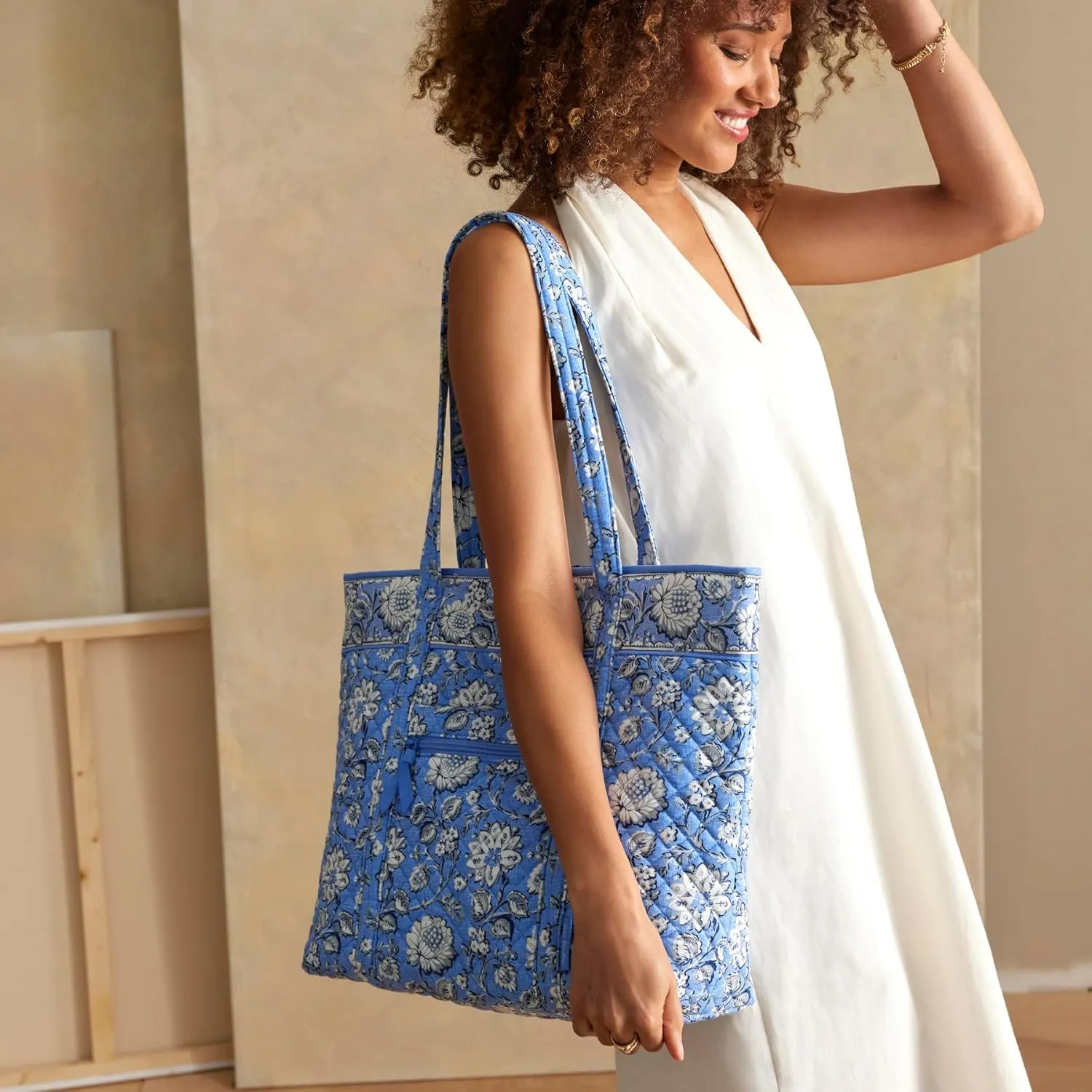 Vera Bradley Women's Cotton Vera Tote Bag