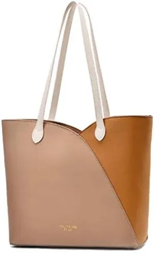 Vintage Genuine Leather Satchel Tote Bag - Top Handle Work Handbag