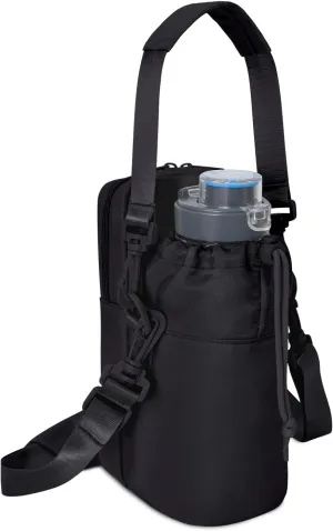 Wandering Nature Water Bottle Holder with Strap 32oz Insulated Water Bottle Carrier Sling Bag with Phone Pocket Water Bottle Pouch for Hiking Walking(Patent Pending)…
