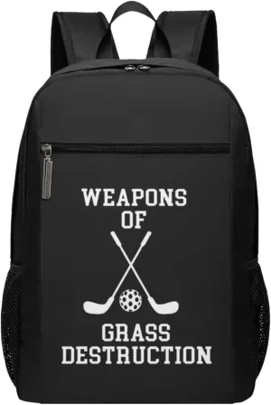 Weapon of Grass Destruction Travel Laptop Backpack, Business Anti Theft Slim Sturdy Laptops Backpacks, College Computer Bag Gift for Men & Women Fits 17 Inch Notebook,Black