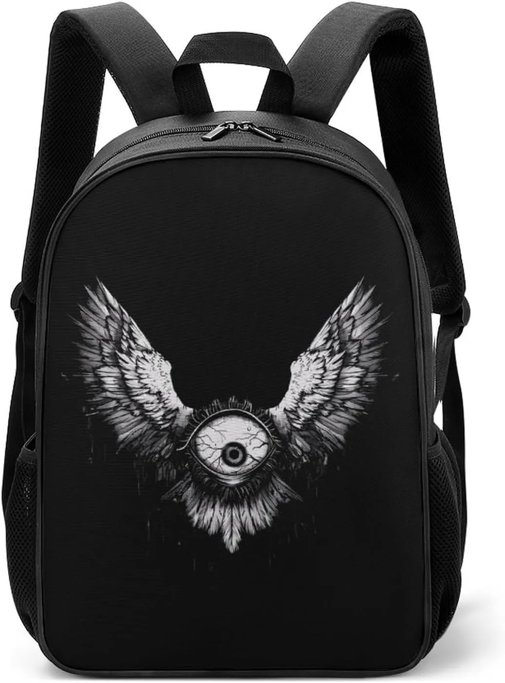 Weirdcore Halloween Eyeball Wings Backpack Carry on Backpack Travel Laptop Backpack Casual Daypack for Weekender Business