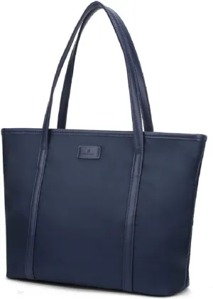 Women Handbag Waterproof Nylon Satchel Purse Handbag Vintage Top Handle Handbag Work Tote Bag