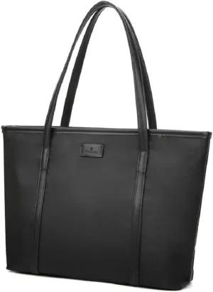 Women Handbag Waterproof Nylon Satchel Purse Handbag Vintage Top Handle Handbag Work Tote Bag