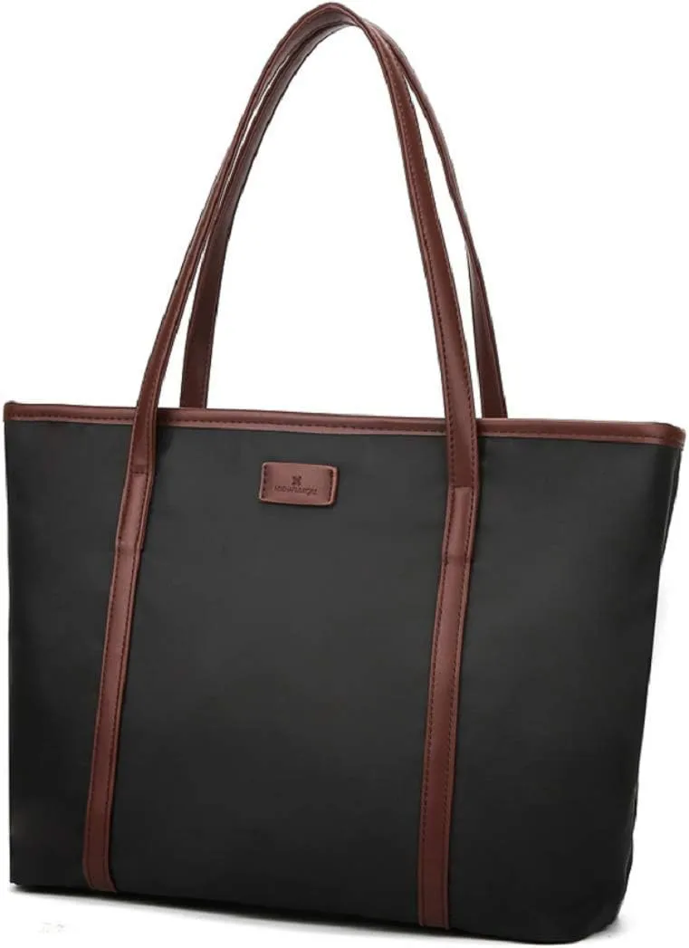 Women Handbag Waterproof Nylon Satchel Purse Handbag Vintage Top Handle Handbag Work Tote Bag
