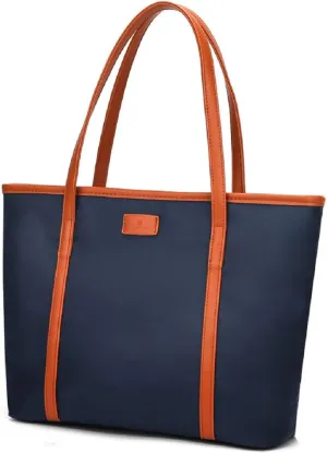 Women Handbag Waterproof Nylon Satchel Purse Handbag Vintage Top Handle Handbag Work Tote Bag