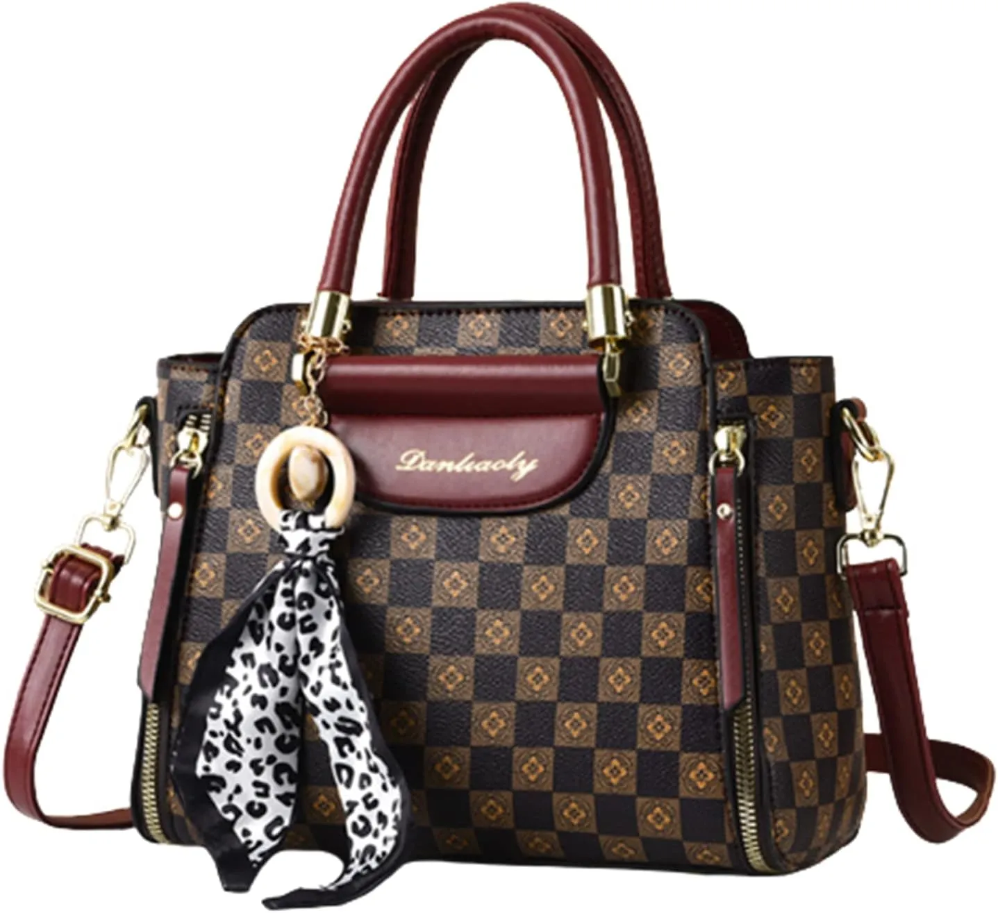 Women Handbags and Purse Tote Bags Ladies Satchel Shoulder Bag Retro Top Handle Hobo Purse