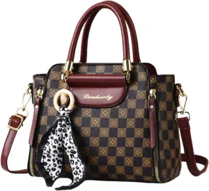 Women Handbags and Purse Tote Bags Ladies Satchel Shoulder Bag Retro Top Handle Hobo Purse
