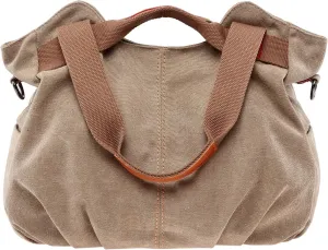 Women Ladies Bags Vintage Hobo Canvas Daily Purse Shoulder Tote Shopper Handbag