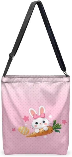 Women's Large Size Canvas Shoulder Cossbody Bag Ladies Zipper Messegner Tote Handbags Satchel Adjustable Straps