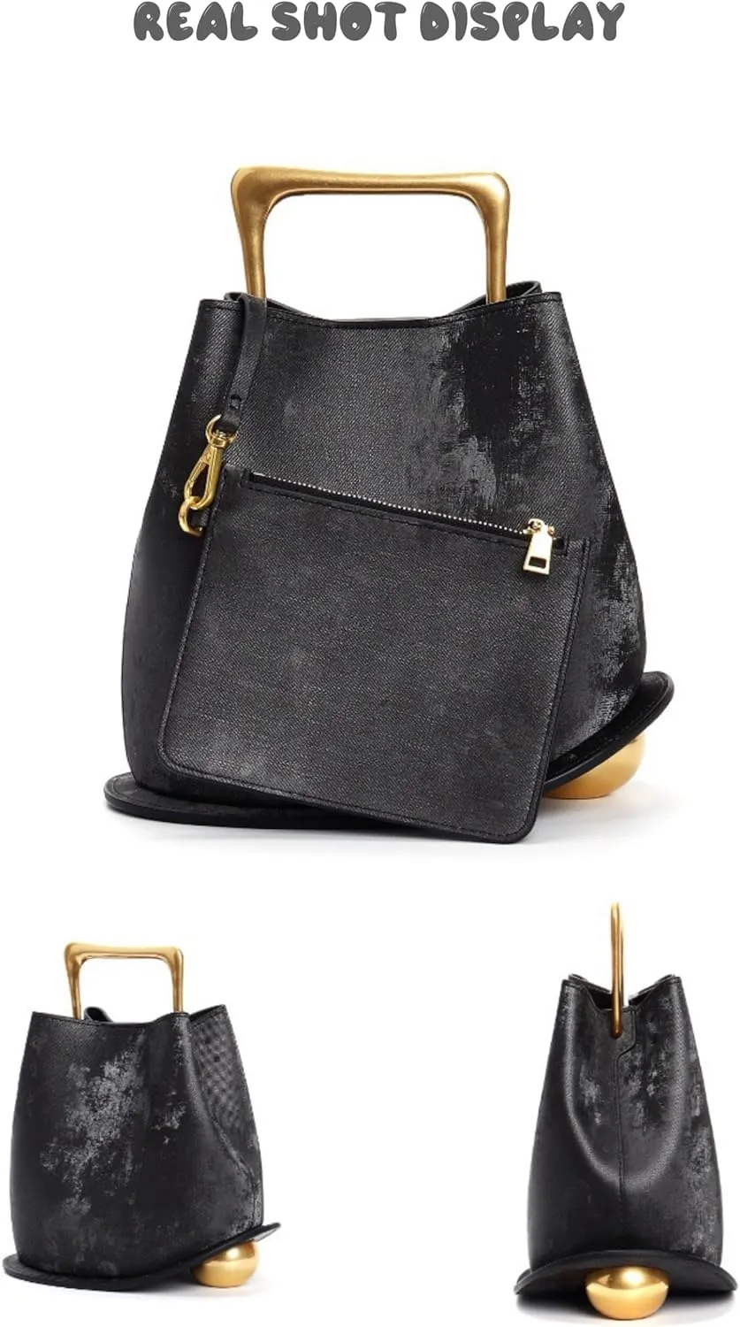 Women's Silk Bucket Bag, Personalized Handbag, Creative Vegetable Basket, One Shoulder Crossbody