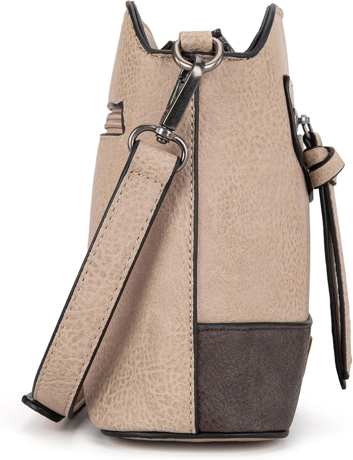 Wrangler Cow Print Crossbody Bag for Women Western Cross Body Purse with Signature Strap