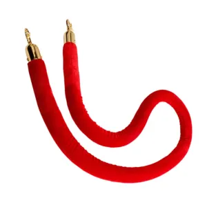 Zerodeko Weight Sentry Stanchion Elastic Hanging Barriers Hole Ropes Party Crowd Velvet Key Hook Tap Line Ratchet Large Red Rope Queue Rope Retractable Belt Queuing Rope Zinc Alloy